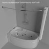Карниз для ванны Triton Николь 160х100 Хром Щ0000052807 — изображение 2