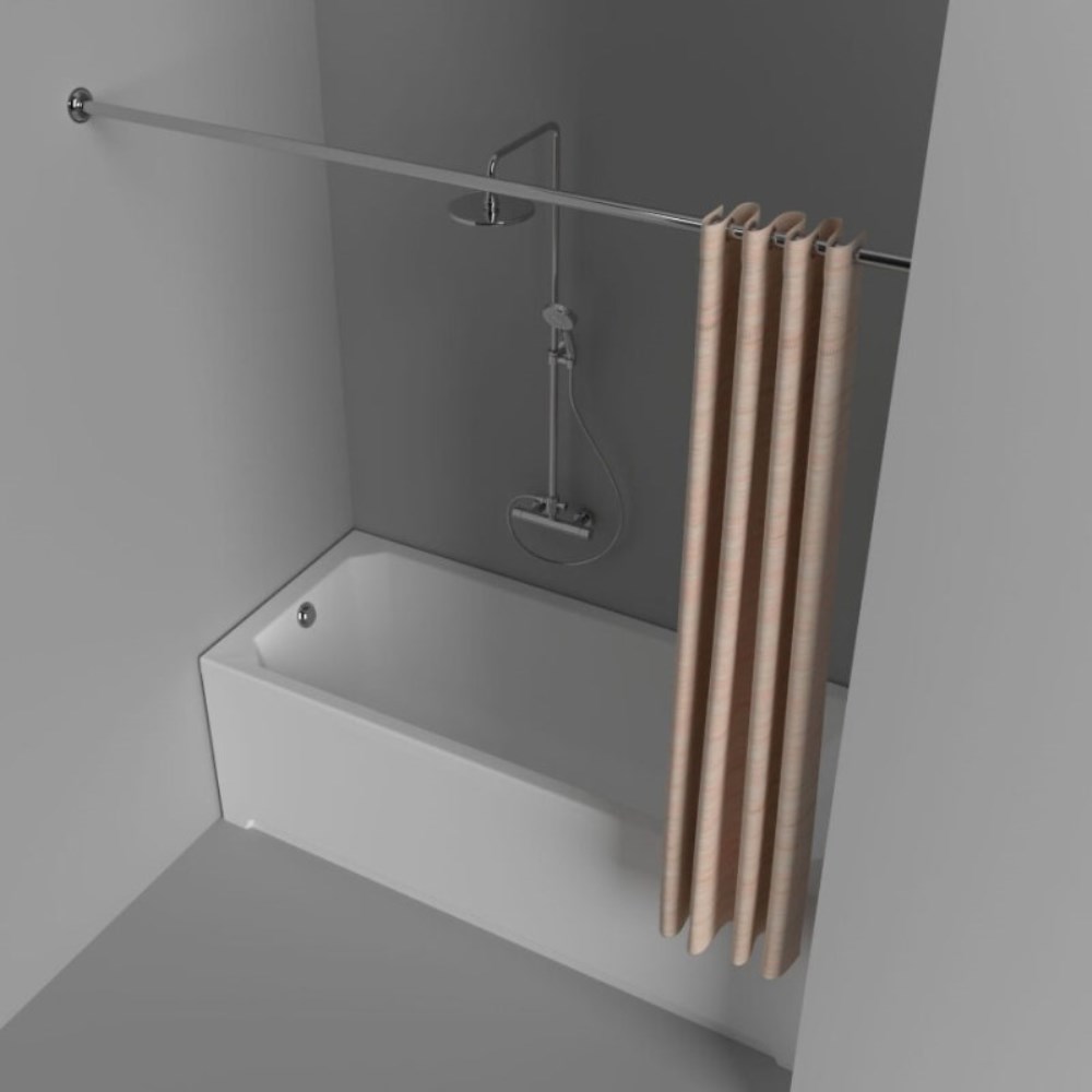 Карниз для ванны Triton прямой 160 Хром Щ0000052828 Карниз для ванны Triton прямой 160 Хром Щ0000052828 — изображение 2