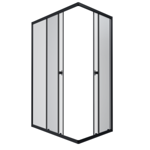 Душевой уголок Triton Вента 119х79 Черный / Прозрачное Щ0000054478