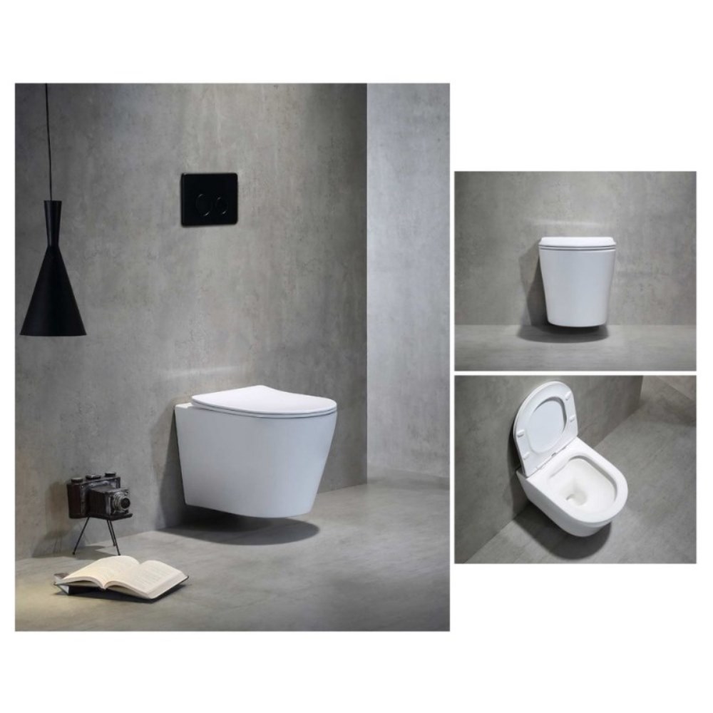 Унитаз подвесной Triton Verso Белый глянцевый Щ0000057971 Унитаз подвесной Triton Verso Белый глянцевый Щ0000057971 — изображение 2