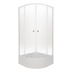 Душевой уголок Triton Полосы 100х100 Белый / С узором Щ0000061787 Душевой уголок Triton Полосы 100х100 Белый / С узором Щ0000061787