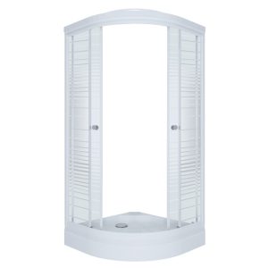 Душевой уголок Triton Полосы 100х100 Белый / С узором Щ0000061793 Душевой уголок Triton Полосы 100х100 Белый / С узором Щ0000061793