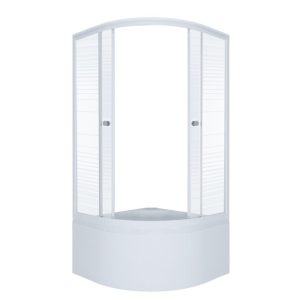 Душевой уголок Triton Полосы 90х90 Белый / С узором Щ0000061799 Душевой уголок Triton Полосы 90х90 Белый / С узором Щ0000061799