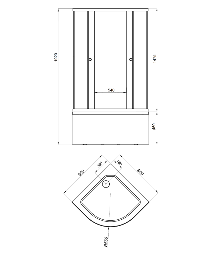 Душевой уголок Triton Полосы 90х90 Белый / С узором Щ0000061799 Душевой уголок Triton Полосы 90х90 Белый / С узором Щ0000061799 — изображение 4