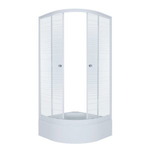 Душевой уголок Triton Полосы 90х90 Белый / С узором Щ0000061811 Душевой уголок Triton Полосы 90х90 Белый / С узором Щ0000061811