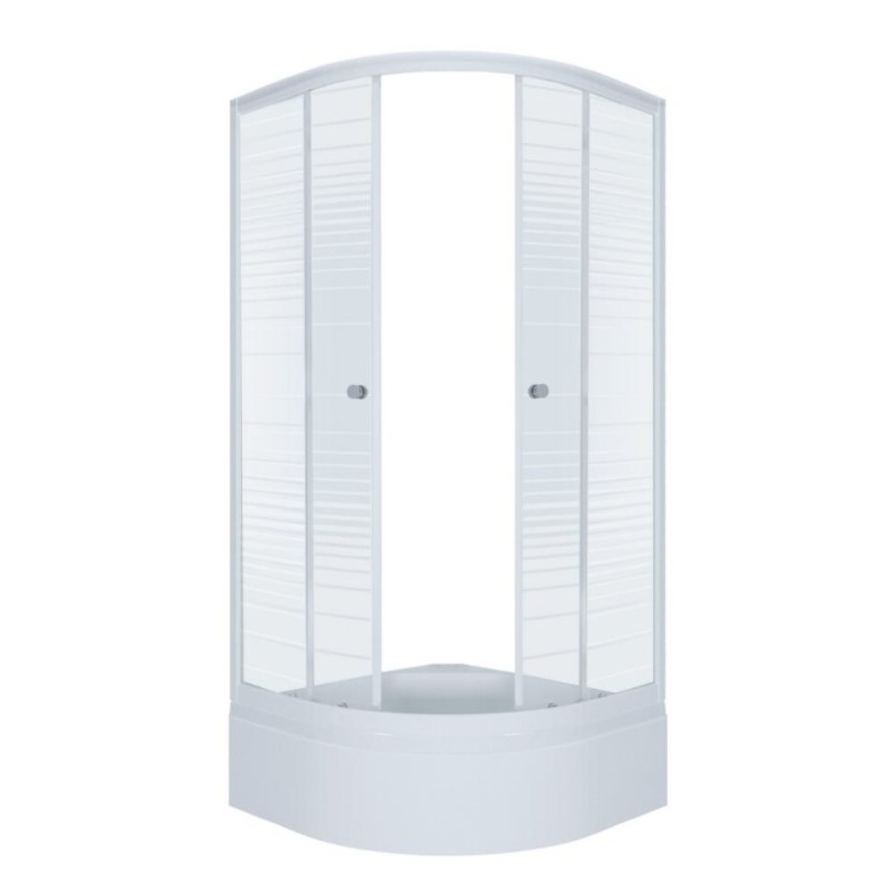 Душевой уголок Triton Полосы 90х90 Белый / С узором Щ0000061811 Душевой уголок Triton Полосы 90х90 Белый / С узором Щ0000061811