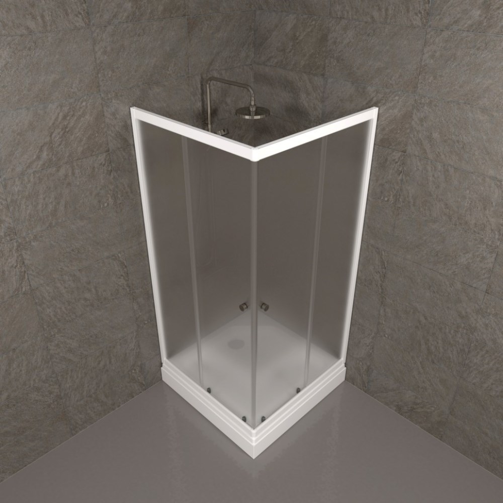 Душевой уголок Triton Вельвет 90х90 с поддоном А Белый / Матовый Щ0000061815 Душевой уголок Triton Вельвет 90х90 с поддоном А Белый / Матовый Щ0000061815 — изображение 2