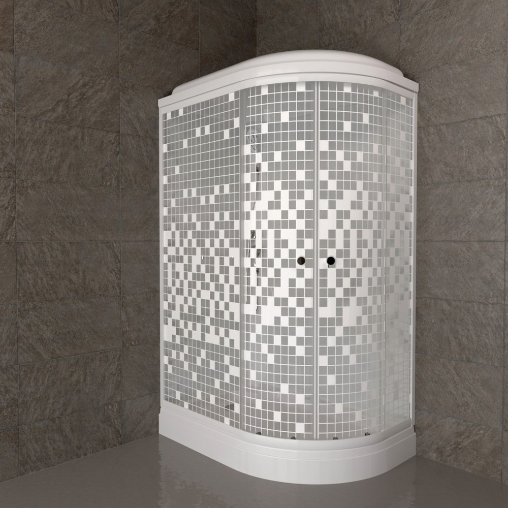 Душевая кабина Triton Коралл А 120х80 левая Белый / С рисунком Щ0000061817 Душевая кабина Triton Коралл А 120х80 левая Белый / С рисунком Щ0000061817