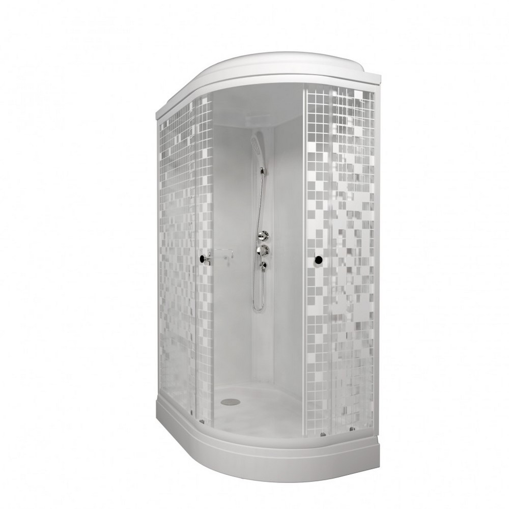 Душевая кабина Triton Коралл А 120х80 левая Белый / С рисунком Щ0000061817 Душевая кабина Triton Коралл А 120х80 левая Белый / С рисунком Щ0000061817 — изображение 2