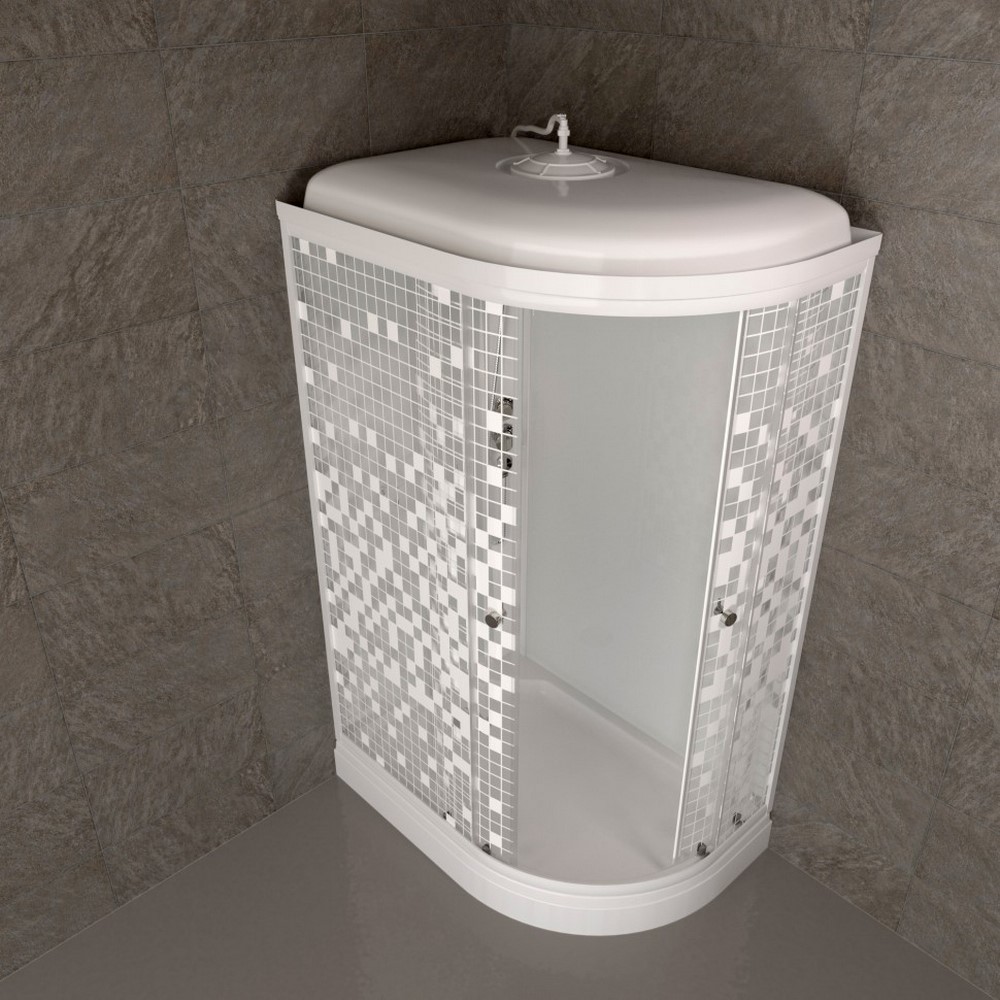 Душевая кабина Triton Коралл А 120х80 левая Белый / С рисунком Щ0000061817 Душевая кабина Triton Коралл А 120х80 левая Белый / С рисунком Щ0000061817 — изображение 3