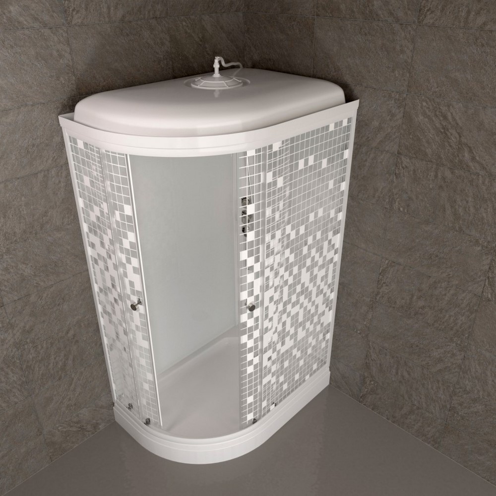 Душевая кабина Triton Коралл А 120х80 правая Белый / С рисунком Щ0000061818 Душевая кабина Triton Коралл А 120х80 правая Белый / С рисунком Щ0000061818 — изображение 3