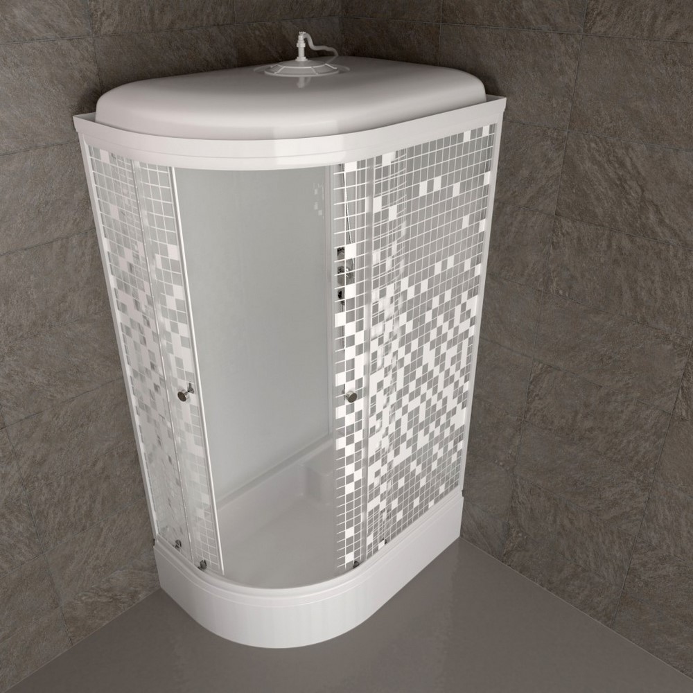 Душевая кабина Triton Коралл В 120х80 правая Белый / С рисунком Щ0000061820 Душевая кабина Triton Коралл В 120х80 правая Белый / С рисунком Щ0000061820 — изображение 3