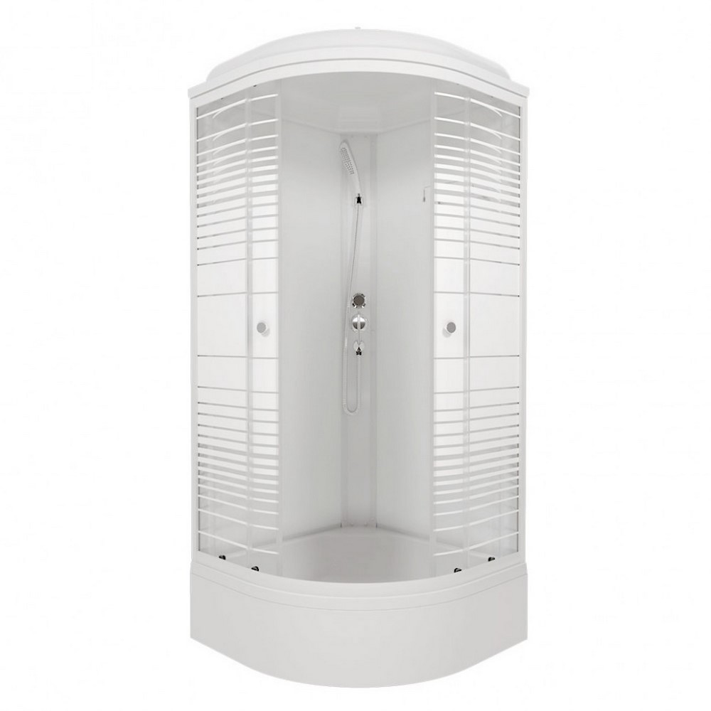 Душевая кабина Triton Полосы В 100х100 Белый / С рисунком Щ0000061824 Душевая кабина Triton Полосы В 100х100 Белый / С рисунком Щ0000061824 — изображение 2