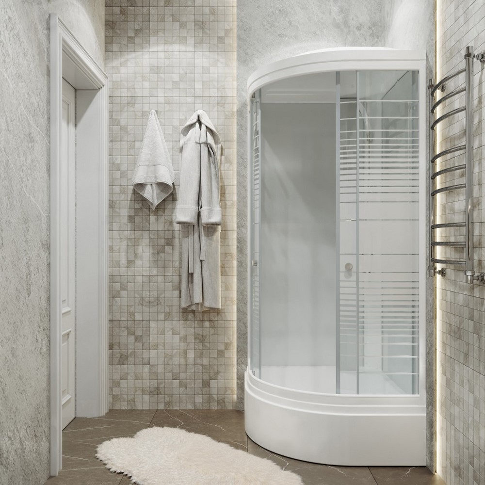 Душевая кабина Triton Полосы В 100х100 Белый / С рисунком Щ0000061824 Душевая кабина Triton Полосы В 100х100 Белый / С рисунком Щ0000061824 — изображение 3