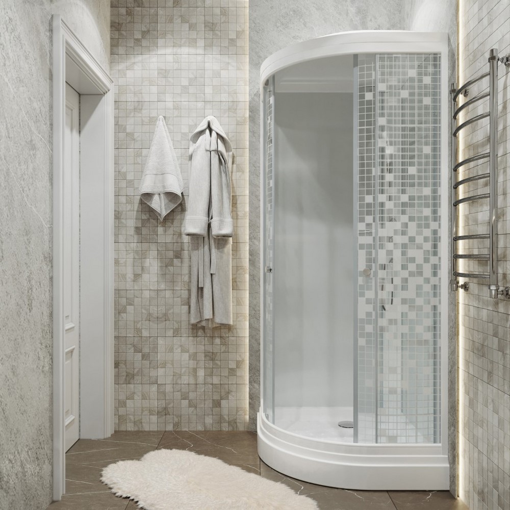 Душевая кабина Triton Мозайка А 100х100 Белый / С рисунком Щ0000061828 Душевая кабина Triton Мозайка А 100х100 Белый / С рисунком Щ0000061828 — изображение 2