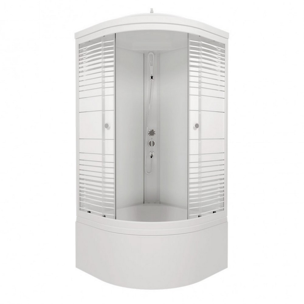 Душевая кабина Triton Полосы Б 90х90 Белый / С рисунком Щ0000061836 Душевая кабина Triton Полосы Б 90х90 Белый / С рисунком Щ0000061836 — изображение 2