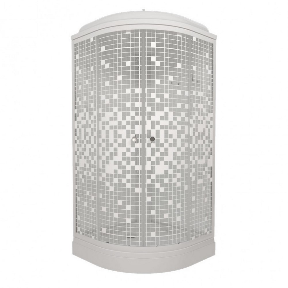 Душевая кабина Triton Мозайка А 90х90 Белый / С рисунком Щ0000061840 Душевая кабина Triton Мозайка А 90х90 Белый / С рисунком Щ0000061840 — изображение 2