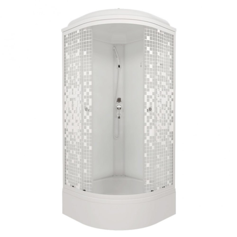 Душевая кабина Triton Мозайка В 90х90 Белый / С рисунком Щ0000061846 Душевая кабина Triton Мозайка В 90х90 Белый / С рисунком Щ0000061846 — изображение 2