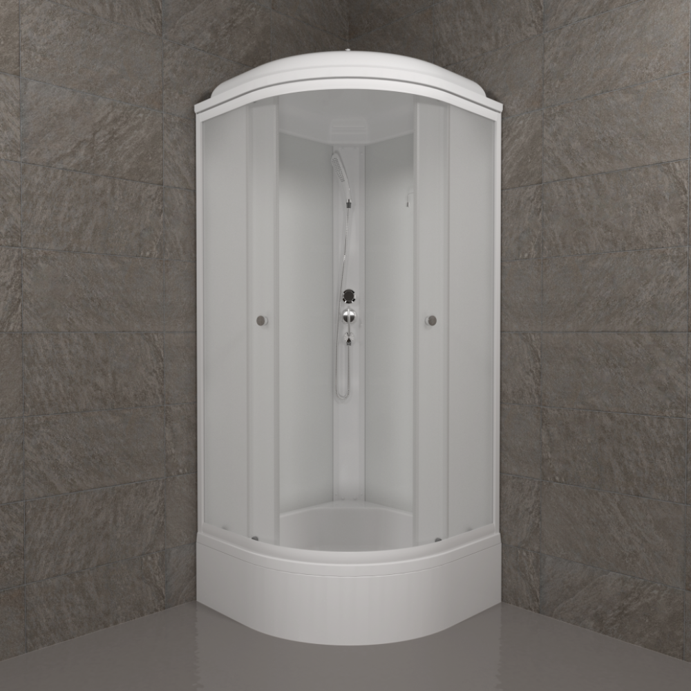 Душевая кабина Triton Вельвет В 90х90 Белый / Матовый Щ0000063055 Душевая кабина Triton Вельвет В 90х90 Белый / Матовый Щ0000063055