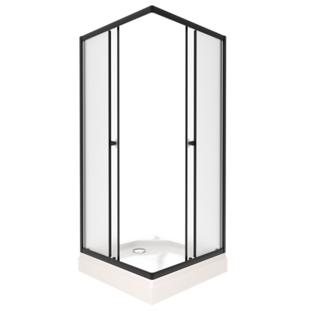 Душевой уголок Triton Вента 90х90 Черный / Матовый Щ0000064629 Душевой уголок Triton Вента 90х90 Черный / Матовый Щ0000064629
