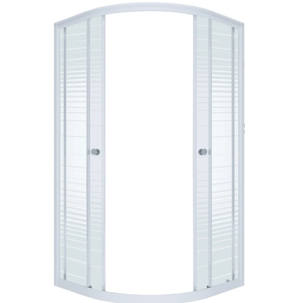 Душевой уголок Triton Полосы 100х100 Белый / С узором Щ0000064827 Душевой уголок Triton Полосы 100х100 Белый / С узором Щ0000064827