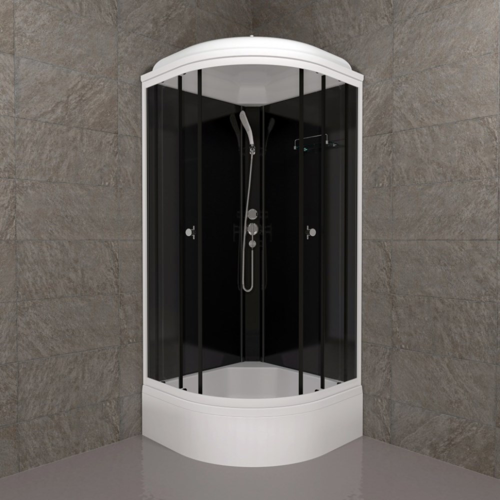 Душевая кабина Triton Топ В 90х90 Черный / Прозрачное Щ0000065702 Душевая кабина Triton Топ В 90х90 Черный / Прозрачное Щ0000065702