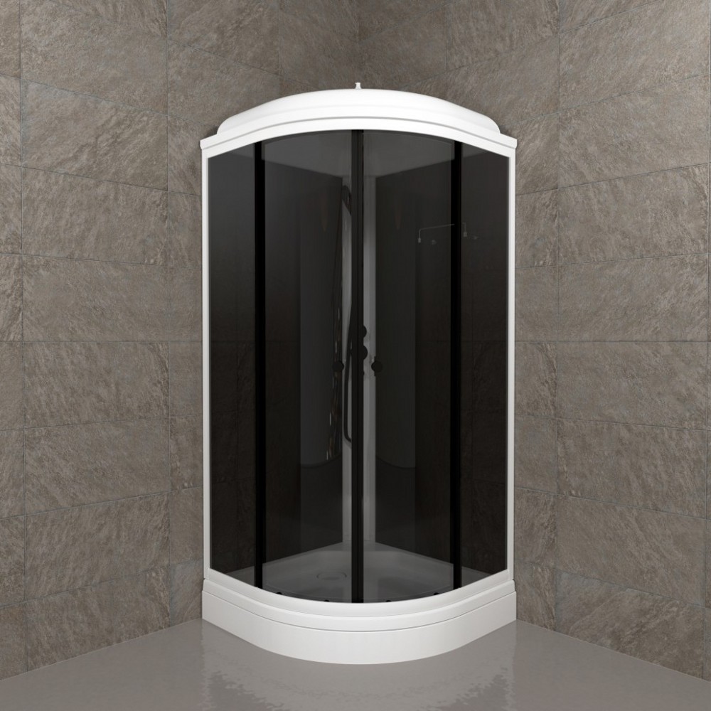 Душевая кабина Triton Грэй-Блэк А 90х90 Белый / Тонированное Щ0000067302 Душевая кабина Triton Грэй-Блэк А 90х90 Белый / Тонированное Щ0000067302
