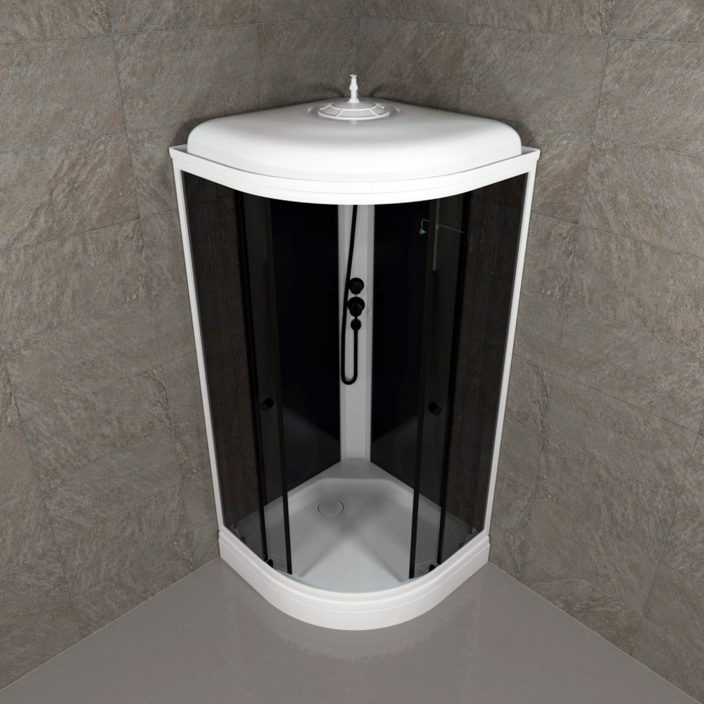 Душевая кабина Triton Грэй-Блэк А 90х90 Белый / Тонированное Щ0000067302 Душевая кабина Triton Грэй-Блэк А 90х90 Белый / Тонированное Щ0000067302 — изображение 3