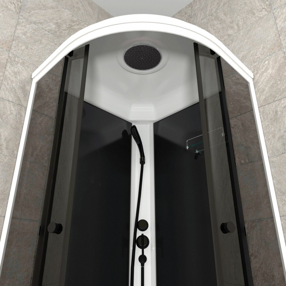 Душевая кабина Triton Грэй-Блэк А 90х90 Белый / Тонированное Щ0000067302 Душевая кабина Triton Грэй-Блэк А 90х90 Белый / Тонированное Щ0000067302 — изображение 4