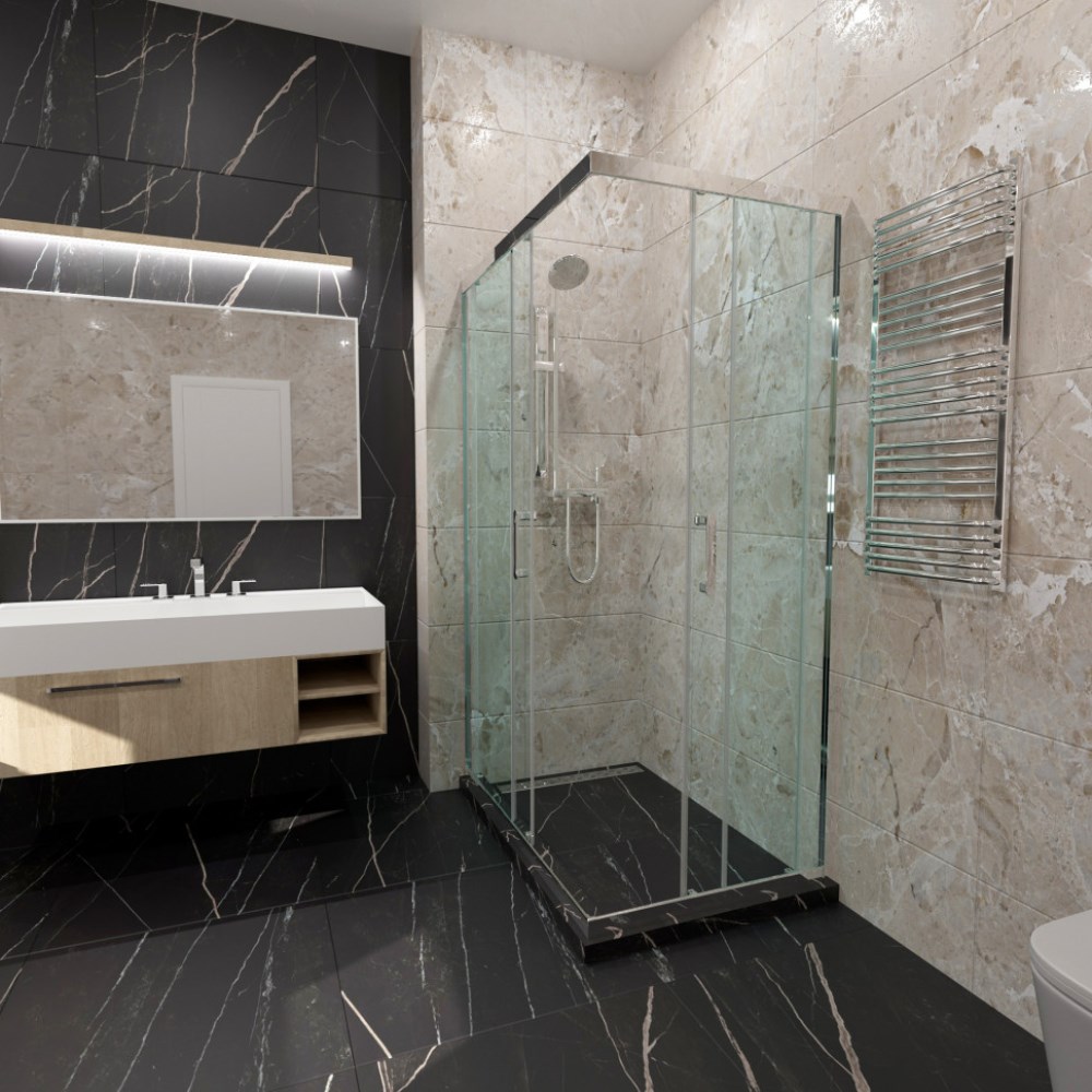 Душевой уголок Triton Фикс 120х80 Хром / Прозрачное Щ0000067441 Душевой уголок Triton Фикс 120х80 Хром / Прозрачное Щ0000067441 — изображение 2