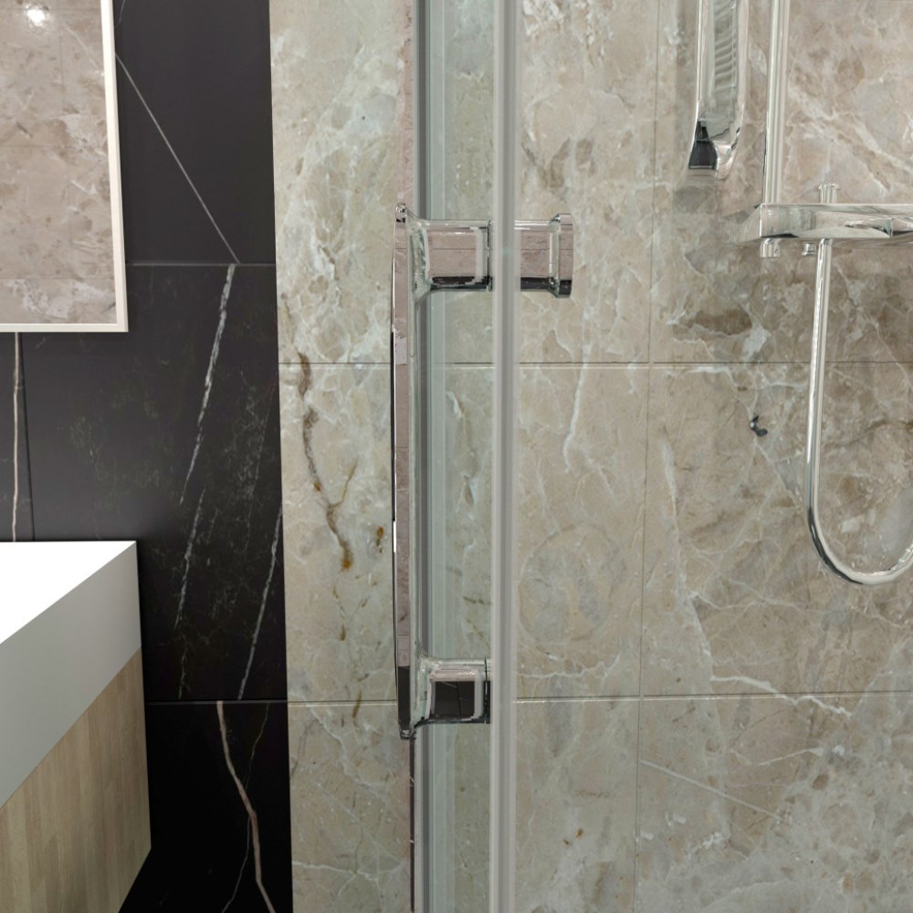 Душевой уголок Triton Фикс 120х80 Хром / Прозрачное Щ0000067441 Душевой уголок Triton Фикс 120х80 Хром / Прозрачное Щ0000067441 — изображение 4