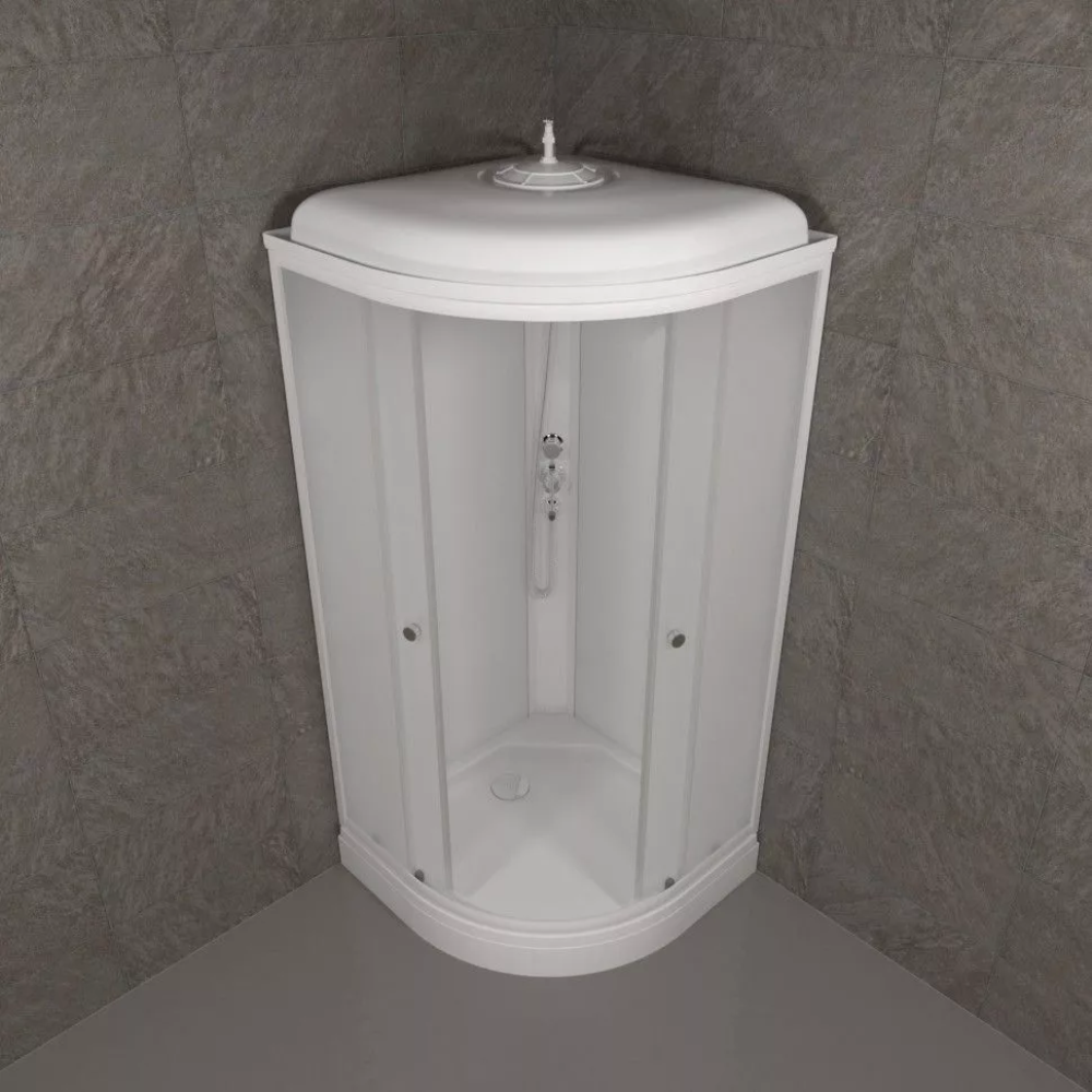 Душевая кабина Triton Вельвет А 88х88 Белый / Матовый Щ0000067541 Душевая кабина Triton Вельвет А 88х88 Белый / Матовый Щ0000067541 — изображение 2