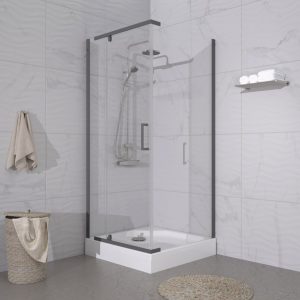 Душевой уголок Triton Терра 90х90 с поддоном В Графит / Прозрачное Щ0000073935 Душевой уголок Triton Терра 90х90 с поддоном В Графит / Прозрачное Щ0000073935