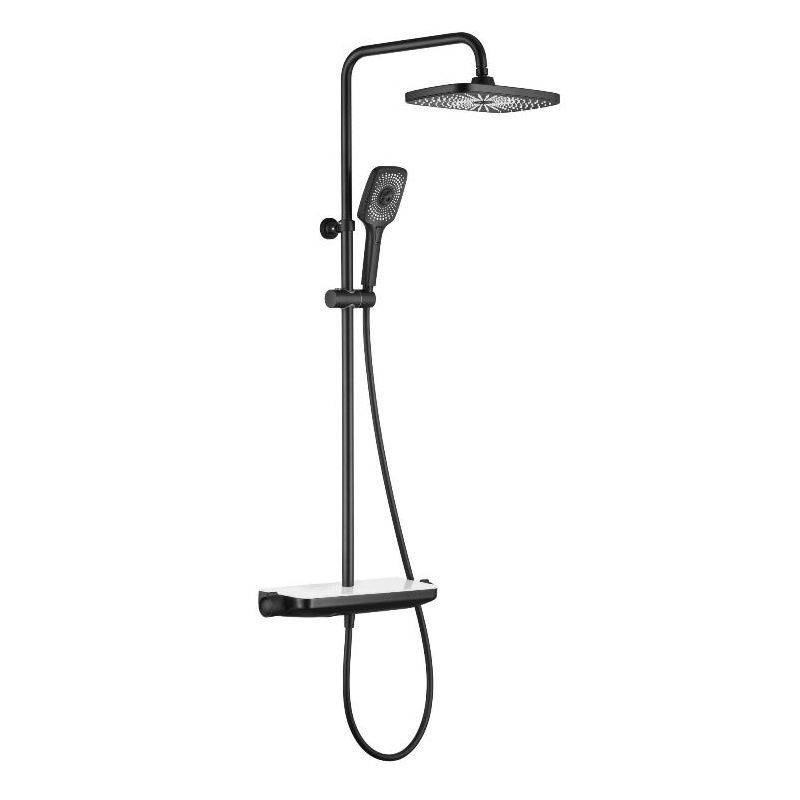 Душевая система Savol SK с изливом Черный матовый SK-H3445H Душевая система Savol SK с изливом Черный матовый SK-H3445H