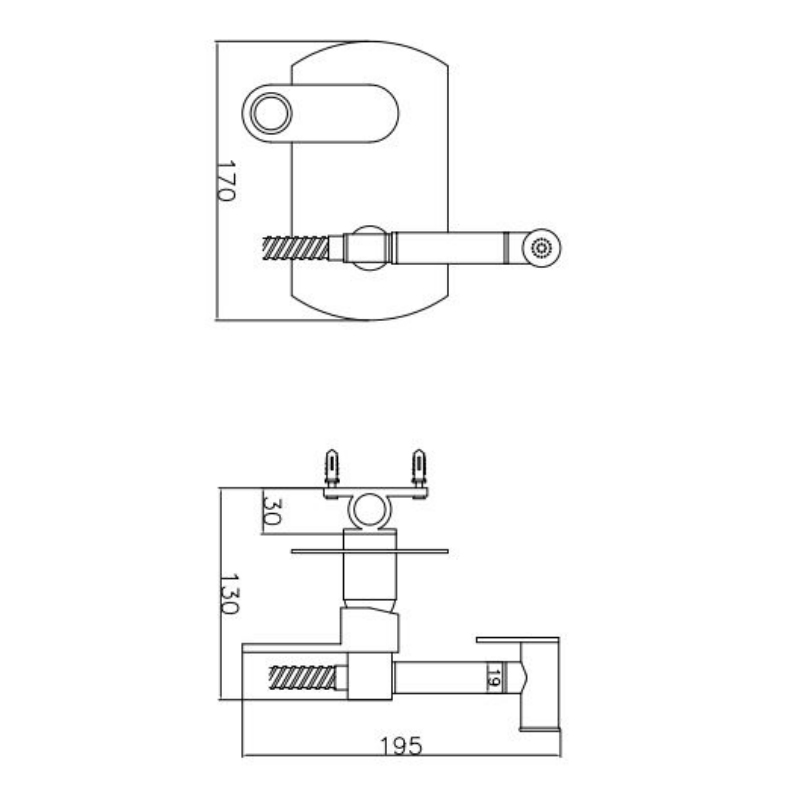 Душ гигиенический Esko SMH Хром глянцевый SMH07 Душ гигиенический Esko SMH Хром глянцевый SMH07 — изображение 2