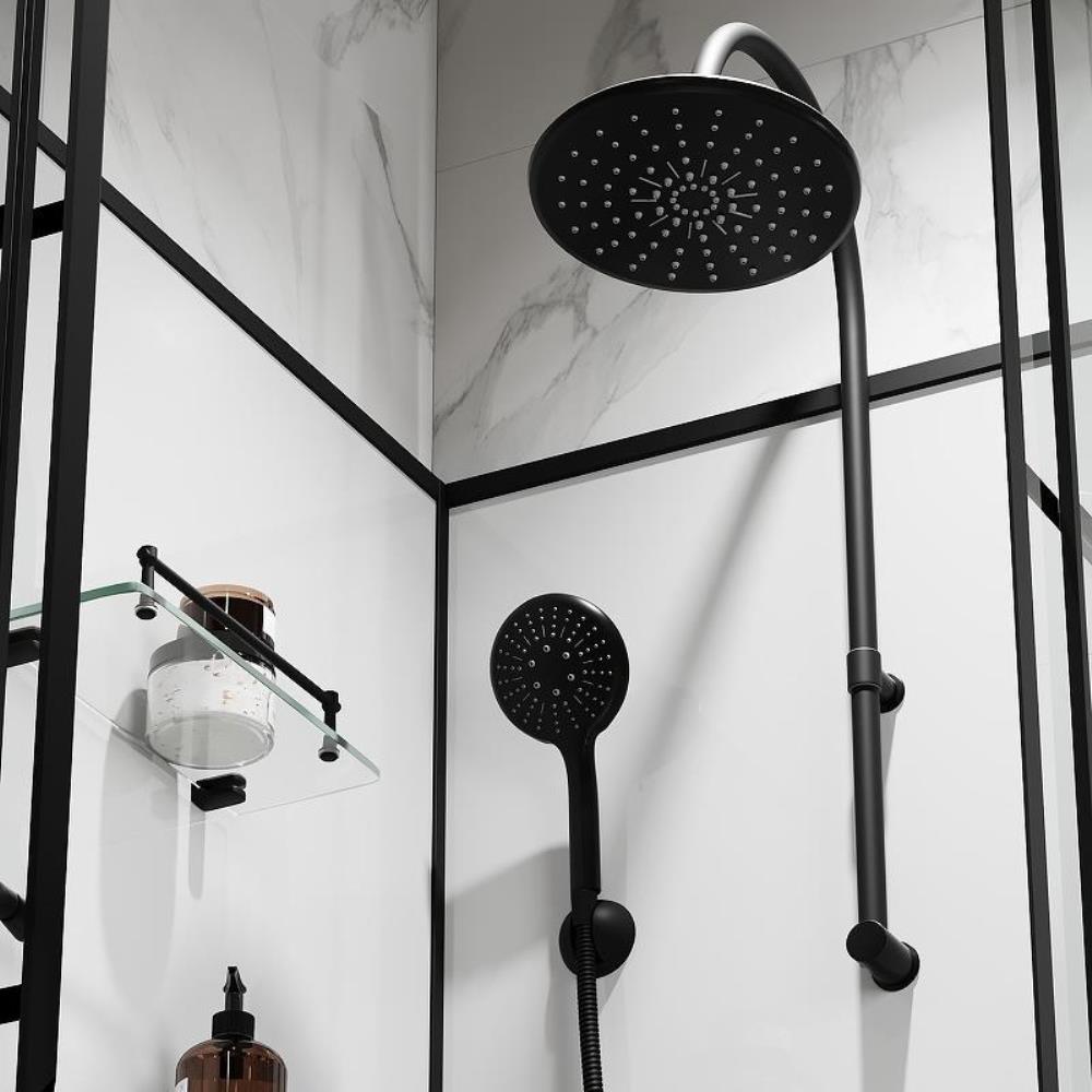 Душевая кабина Niagara Standart 80х120 правая Черный / Прозрачное ST120/80/15QR/KL/BKT Душевая кабина Niagara Standart 80х120 правая Черный / Прозрачное ST120/80/15QR/KL/BKT — изображение 3