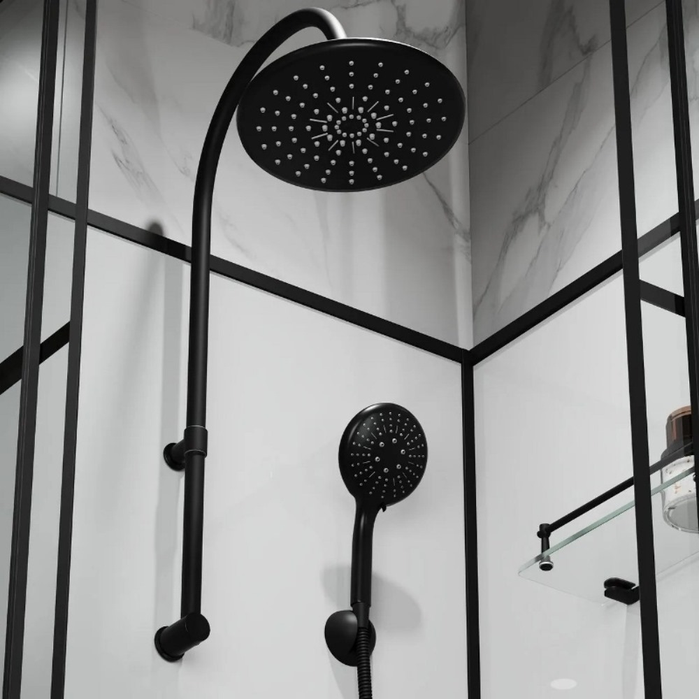 Душевая кабина Niagara Standart 90х90 левая Черный / Прозрачное ST90/15QL/KL/BKT Душевая кабина Niagara Standart 90х90 левая Черный / Прозрачное ST90/15QL/KL/BKT — изображение 3