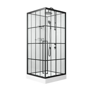 Душевая кабина Niagara Standart 90х90 правая Черный / Прозрачное ST90/15QR/KL/BKT Душевая кабина Niagara Standart 90х90 правая Черный / Прозрачное ST90/15QR/KL/BKT