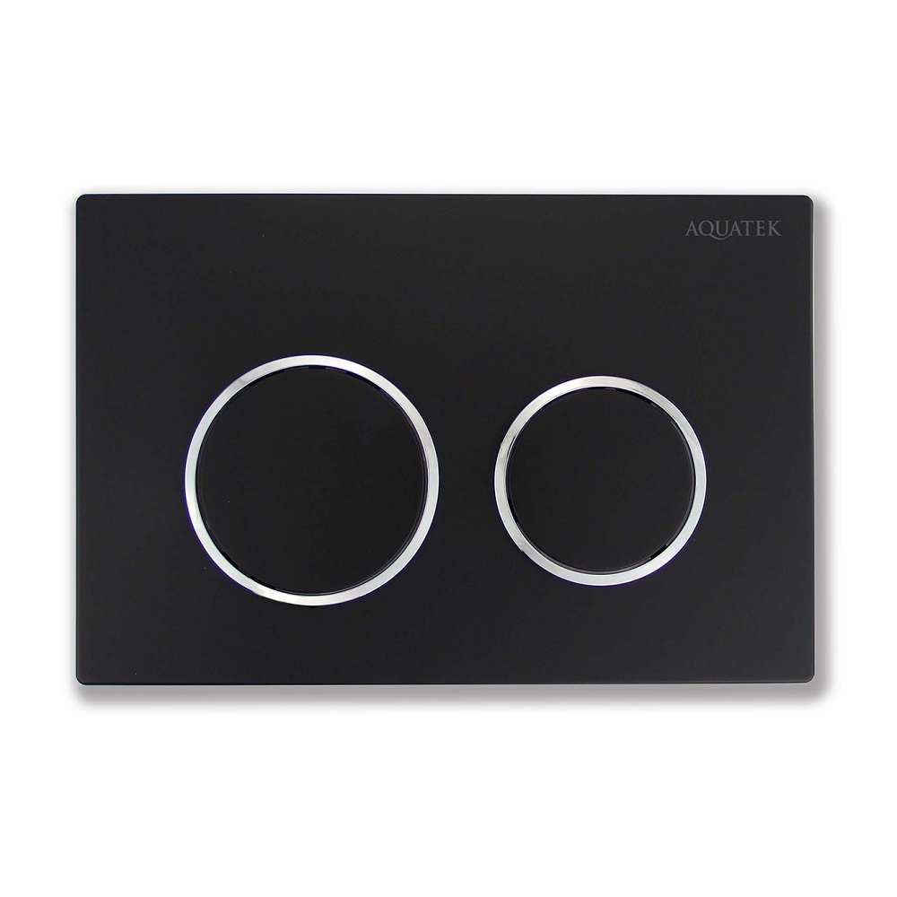 Клавиша смыва Aquatek Small для инсталляции с верхней кнопкой Черный матовый TDI-0000003 Клавиша смыва Aquatek Small для инсталляции с верхней кнопкой Черный матовый TDI-0000003