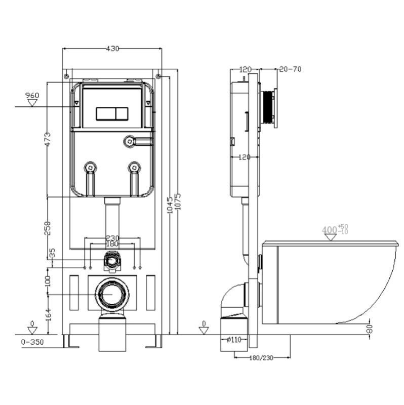 Инсталляция Tokito Tatsumaki Compact для скрытого монтажа унитаза TOK-TATSUMAKI-43 Инсталляция Tokito Tatsumaki Compact для скрытого монтажа унитаза TOK-TATSUMAKI-43 — изображение 4