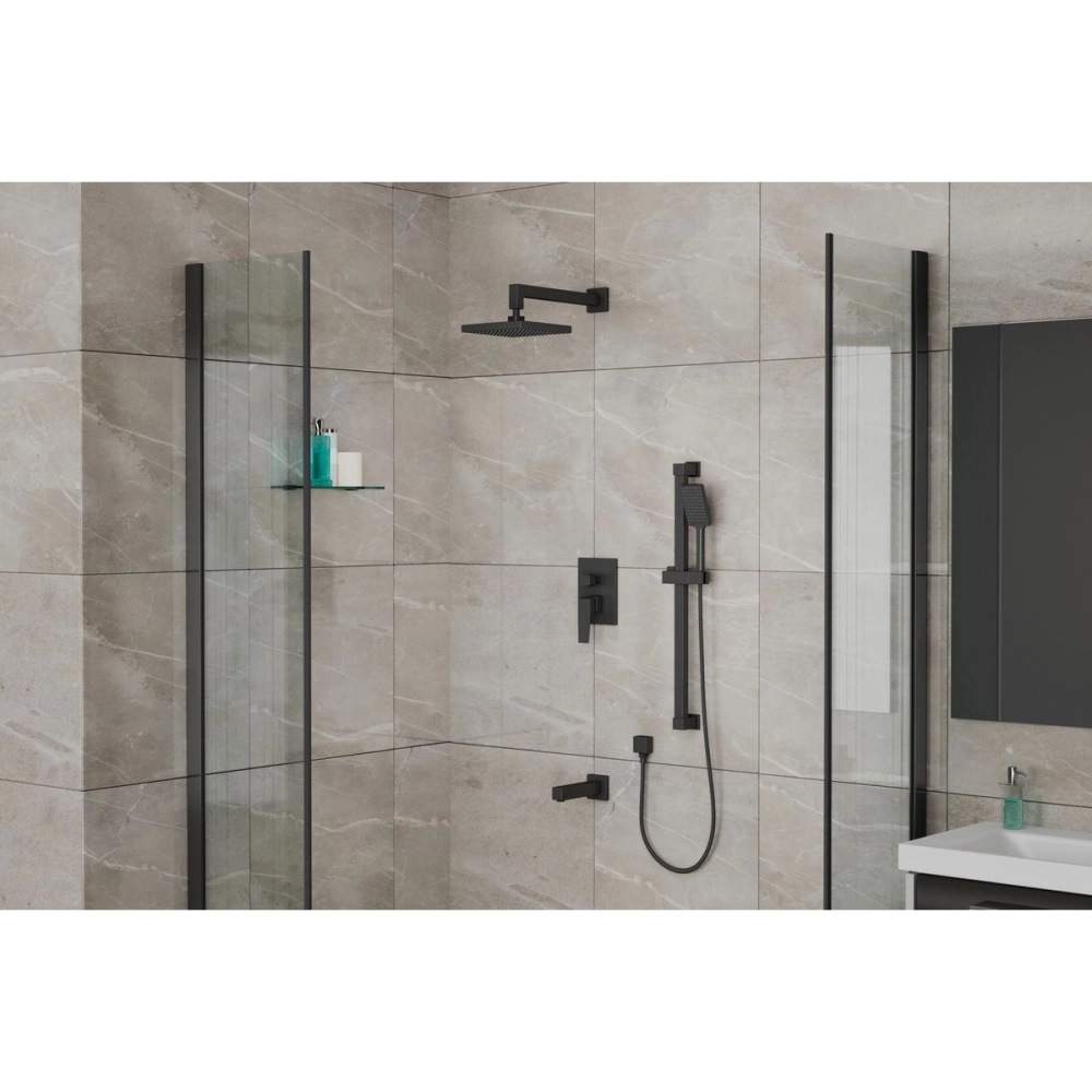 Душевая встройка Rush Thira с изливом Черный матовый TR3635-60Black Душевая встройка Rush Thira с изливом Черный матовый TR3635-60Black — изображение 6