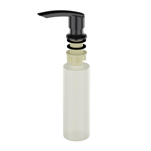 Дозатор для жидких моющий средств Ulgran Classic U-02 Ультра-чёрный U-02-344 Дозатор для жидких моющий средств Ulgran Classic U-02 Ультра-чёрный U-02-344