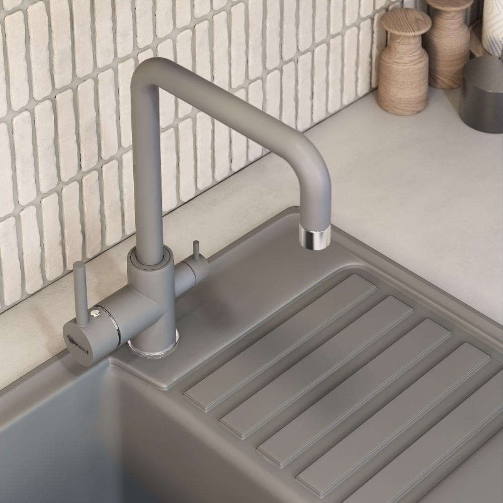Смеситель для кухни Uperwood UPD-004 Хром / Дым UPD-004-03 Смеситель для кухни Uperwood UPD-004 Хром / Дым UPD-004-03 — изображение 3