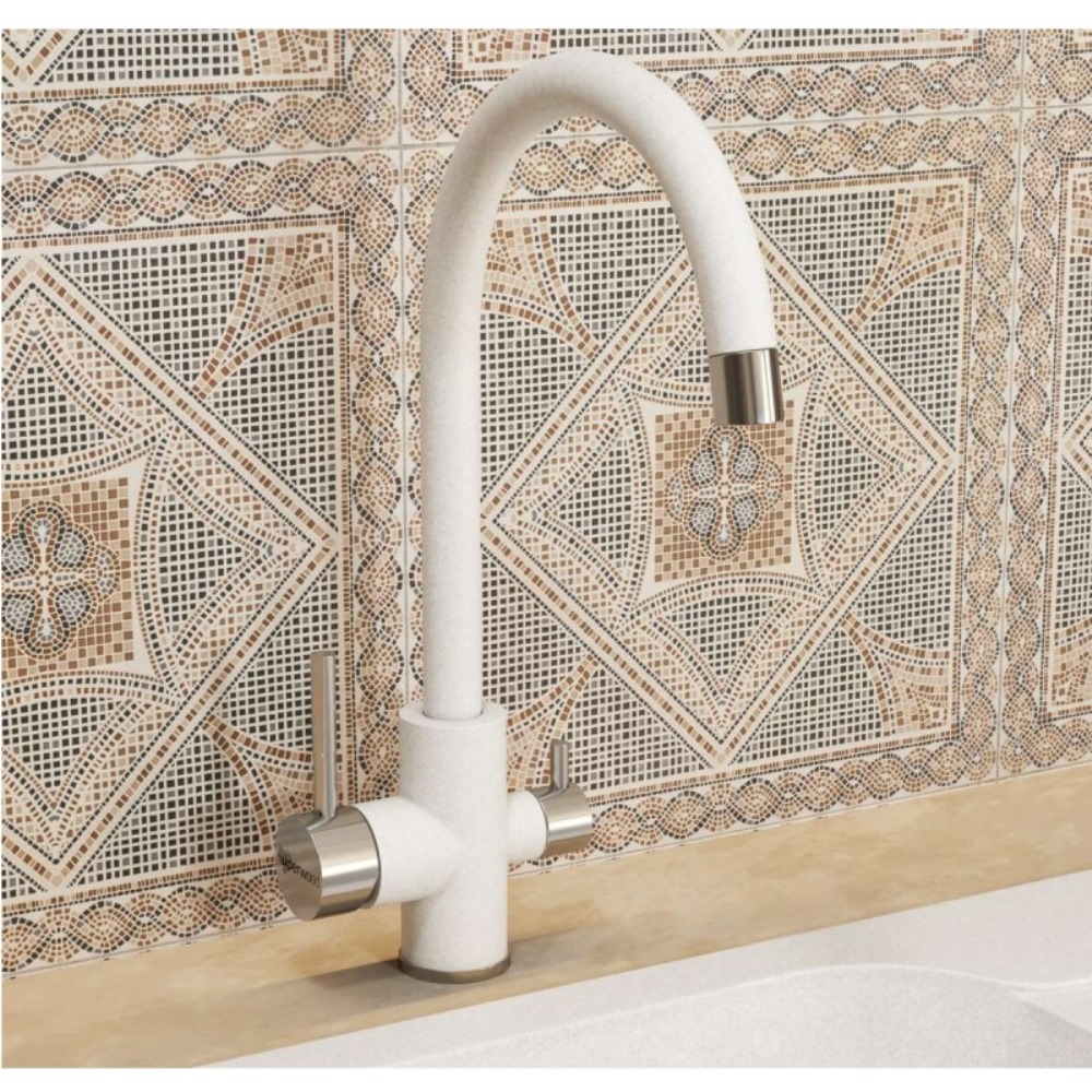 Смеситель для кухни Uperwood Quartz Premium Белый матовый UPD-Q-01-01 Смеситель для кухни Uperwood Quartz Premium Белый матовый UPD-Q-01-01 — изображение 2