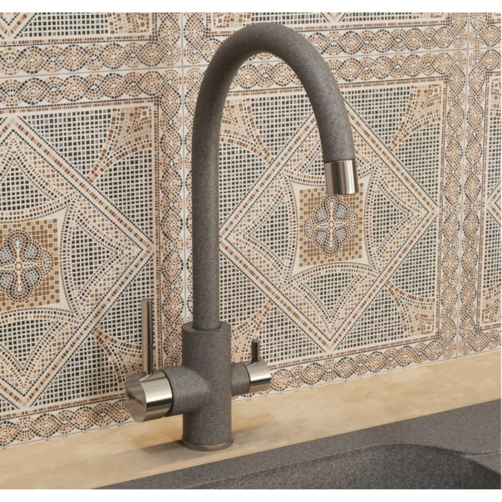 Смеситель для кухни Uperwood Quartz Premium Серый матовый UPD-Q-01-03 Смеситель для кухни Uperwood Quartz Premium Серый матовый UPD-Q-01-03 — изображение 2