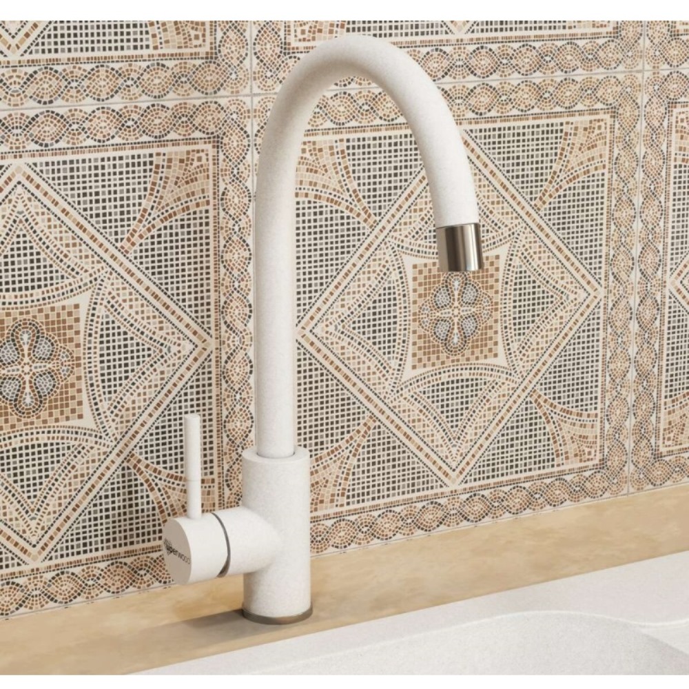 Смеситель для кухни Uperwood Quartz Premium Белый матовый UPD-Q-02-01 Смеситель для кухни Uperwood Quartz Premium Белый матовый UPD-Q-02-01 — изображение 2