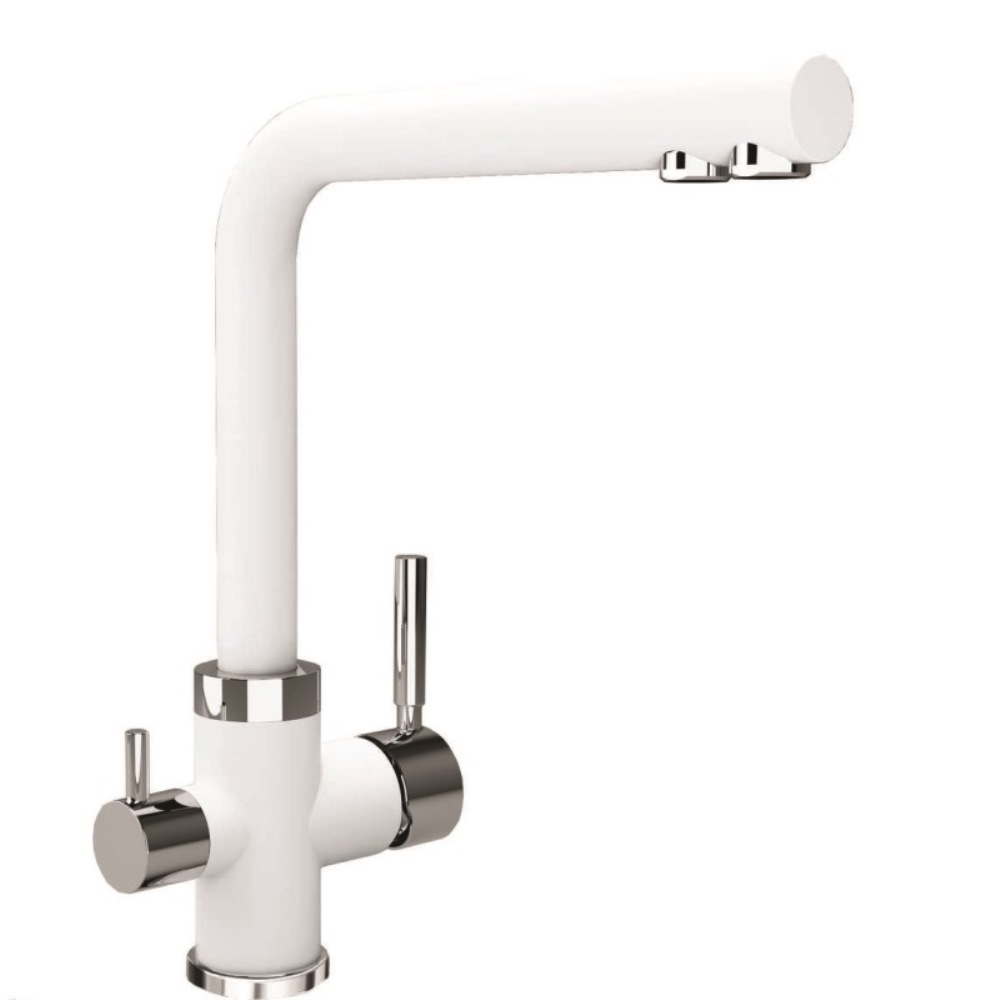 Смеситель для кухни Uperwood Quartz Premium Белый матовый UPD-Q-03-01 Смеситель для кухни Uperwood Quartz Premium Белый матовый UPD-Q-03-01