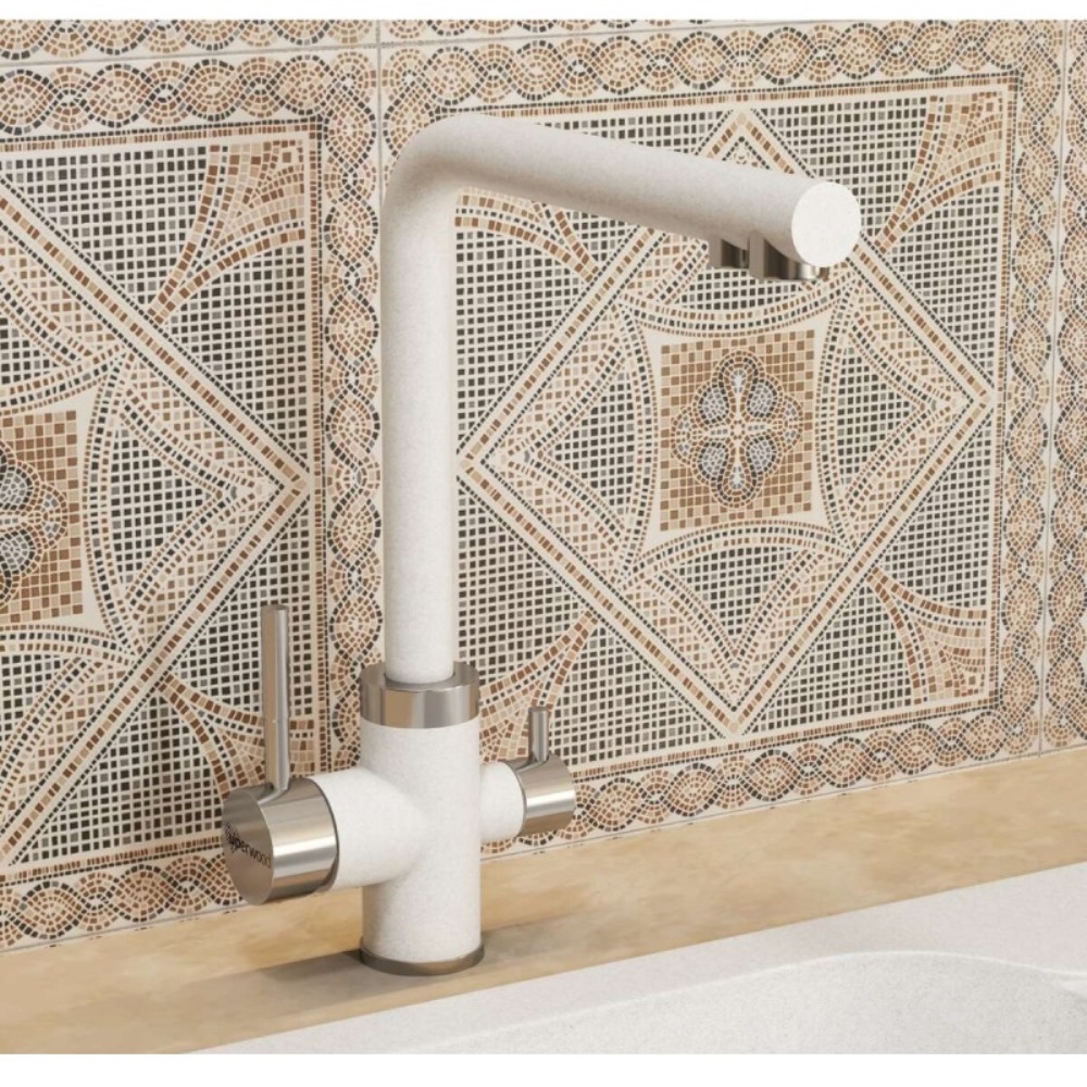 Смеситель для кухни Uperwood Quartz Premium Белый матовый UPD-Q-03-01 Смеситель для кухни Uperwood Quartz Premium Белый матовый UPD-Q-03-01 — изображение 2