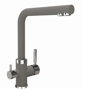 Смеситель для кухни Uperwood Quartz Premium Серый матовый UPD-Q-03-03