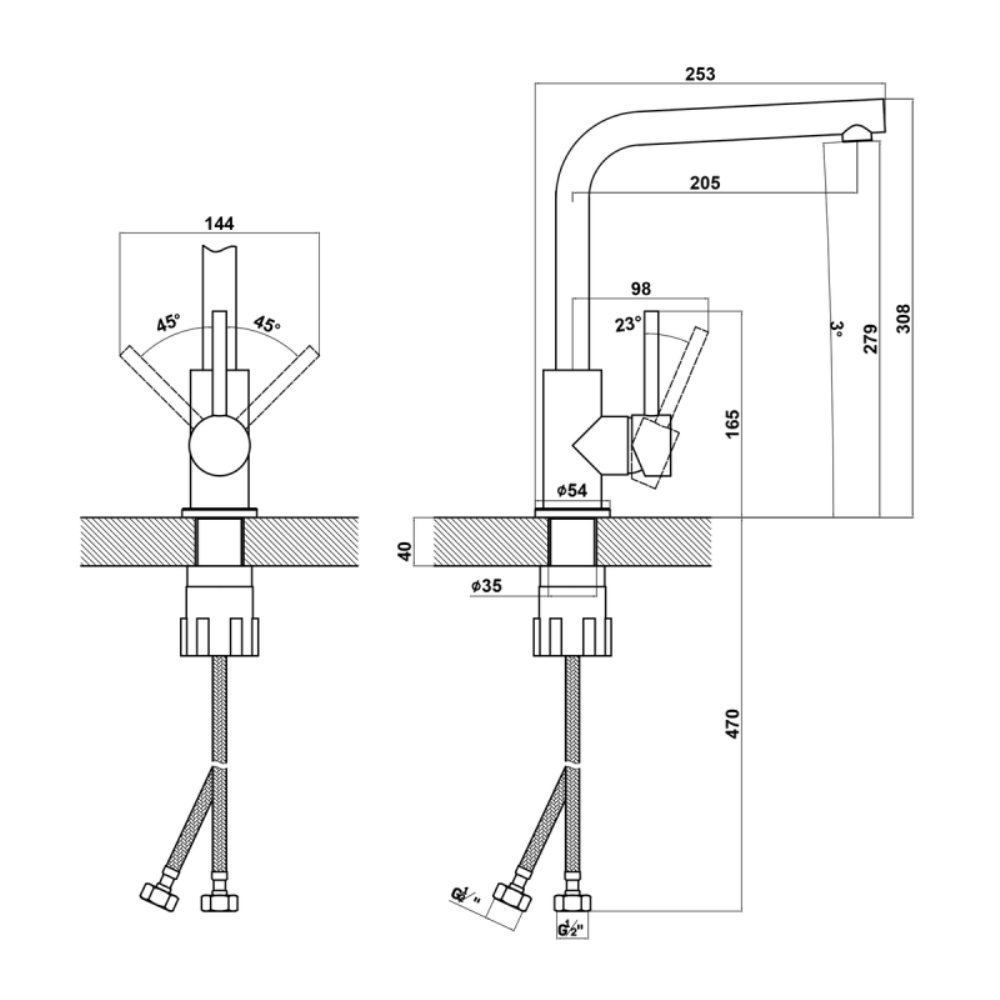 Смеситель для кухни Uperwood Quartz Premium Бежевый матовый UPD-Q-04-02 Смеситель для кухни Uperwood Quartz Premium Бежевый матовый UPD-Q-04-02 — изображение 3